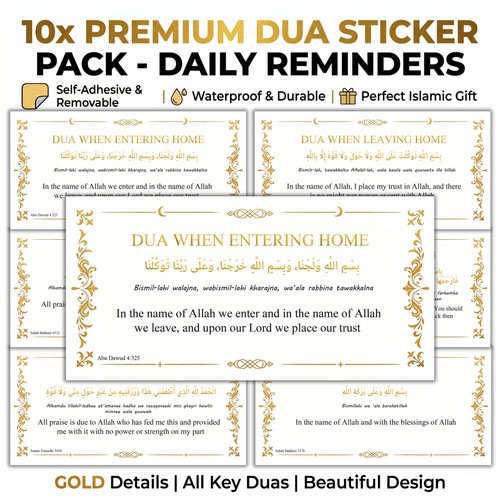 10x transparent islamic daily - transparent,