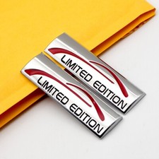 2Pcs Chrome Metal Limited