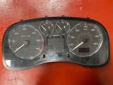 PEUGEOT 307 1.6 Hdi CLOCKS INSTRUMENT CLUSTER DIALS SPEEDO 2006 P9654485580