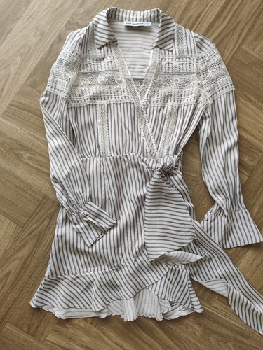 Self portrait wrap - wrap, striped