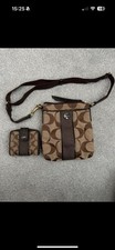 Coach Bag and Matching Purse Set Brown