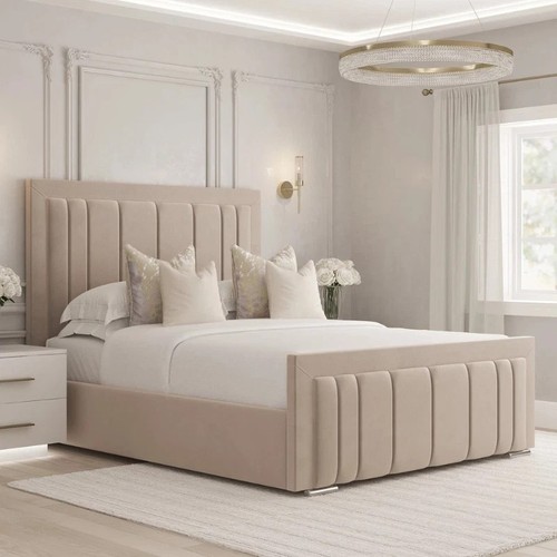 Panel bed frame plush - bed,