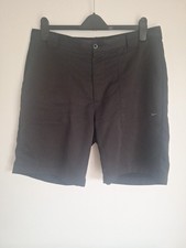 Mens Nike Golf Shorts Black Size 36 G / Good Condition Used