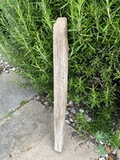 48cm long FLAT CHUNKY DRIFTWOOD CHARACTER PIECE  Sea Wood Plinth Coast Shelf Art
