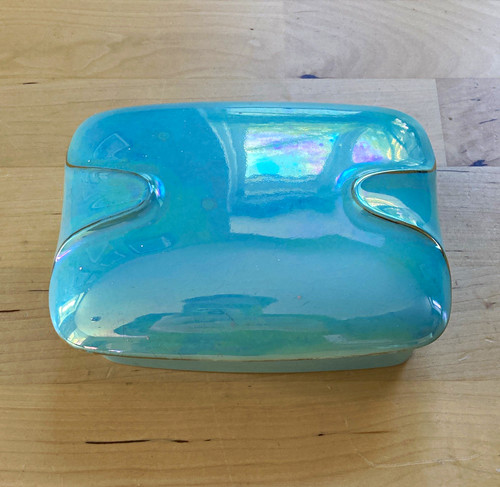Carlton ware iridescent blue - ware,