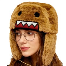 Domo Kun Furry Trapper Hat |