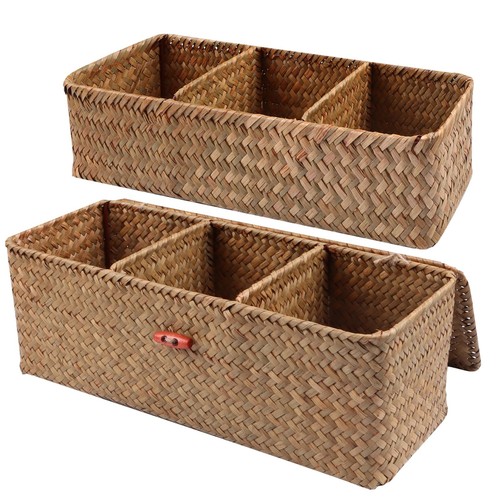 Hand woven storage - hand-woven, basket