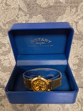 BOXED Rotary GOLD SKELETON