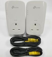 2 x TP-LINK TL-PA8010P KIT V4.0 1300AV Gigabit Mains Passthrough Powerline Kit