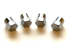 Chrome Plated Plastic TPMS Valve Caps Dust Covers 4pcs/set for Cars Motorbike