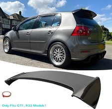 FOR VW GTI R32 MK5 HATCHBACK GLOSSY BLACK REAR BOOT ROOF SPOILER WING 2004-2009
