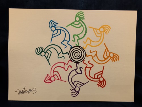 Original native american art - american,