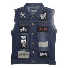 MOGUIJUESH Mens Gilet Blue 4XL