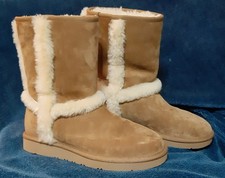 Tan Suede UGG Boots UK Size 5.5 (38) Slim Fit