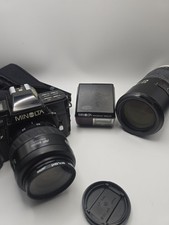 Minolta 7000 AF 35mm SLR F Film Camera  35-70mm & 70-210mm Lenses, 2800 AF Flash