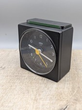Vintage BRAUN AG Quartz Travel Alarm Clock AB1 4746 Made In Germany 
