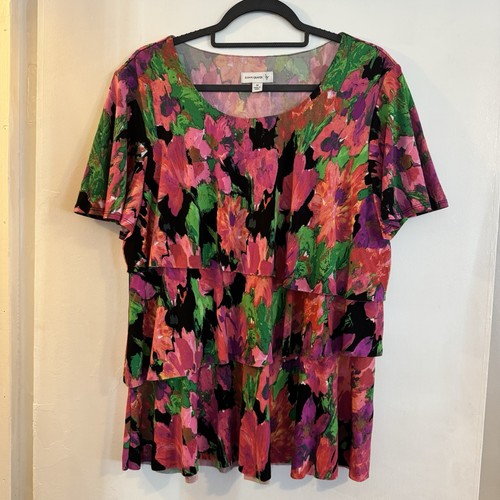 Susan graver floral - tunic, top