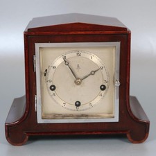RARE GUSTAV BECKER ART DECO WESTMINSTER CHIMING MANTEL CLOCK small WORKING ORDER