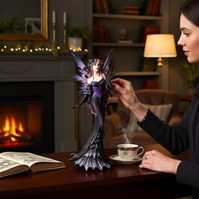 Gothic Fairy Figurine Purple
