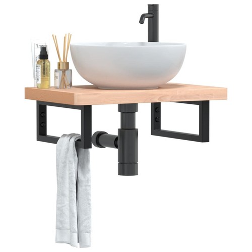 Basin shelf wall - basin, mounted