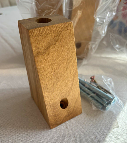 Set oak wooden wedge - 4,