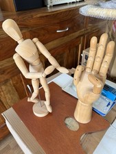 Wooden hand model artist - 10", model,