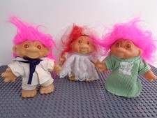 3 x Vintage Troll Dolls Thomas