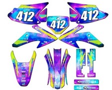 2008-2014 CRF 230 F SPACE KADET Galaxy Senge Graphics Kit Compatible with Honda