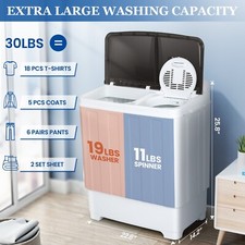 30Lbs Washing Machine 2 In 1