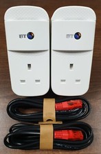 2 x BT Mini Connectors v2 VERSION 2 1000Mbps  1GB Powerline Adapters + Ethernet!