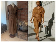 Zara Tan Brown On Trend Midi