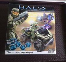 Mega Bloks Halo UNSC Mongose 96849 Opened Looks Complete