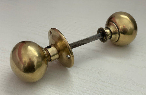 Antique victorian solid brass - solid,