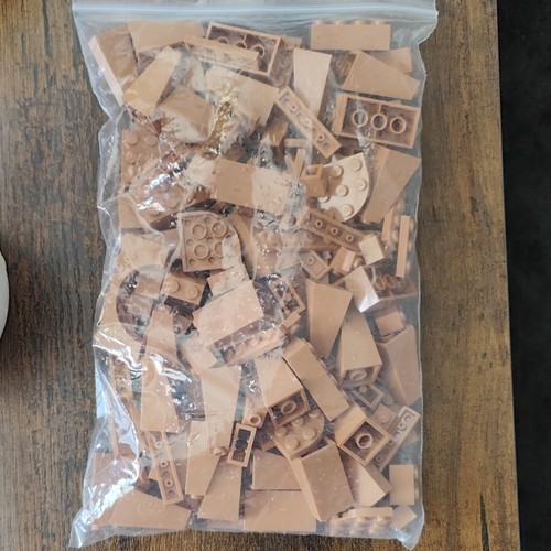 Lego tan bricks parts - bricks, bulk