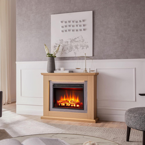 Electric fireplace suite - fireplace, 39in