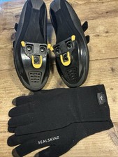 Shimano RC1 Road Bike Cycling Shoes Uk 12.5 Plus  Sealskinz  Cycling Gloves