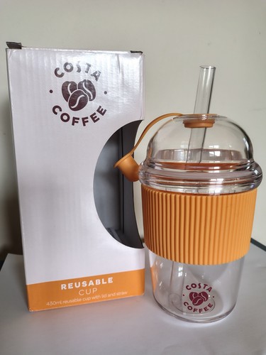 Costa coffee orange reusable - costa,