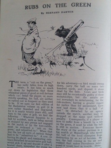 Golf bernard darwin - bernard, old