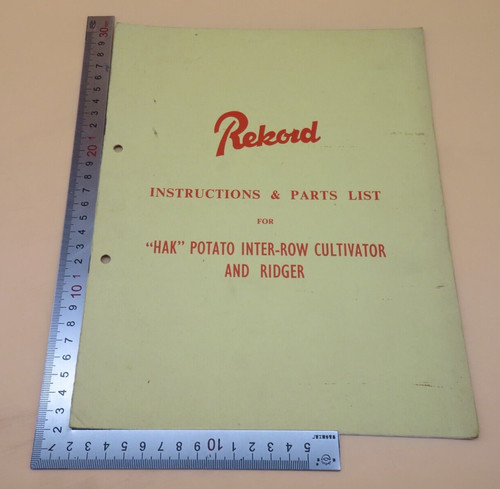 Rekord instructions and - rekord,
