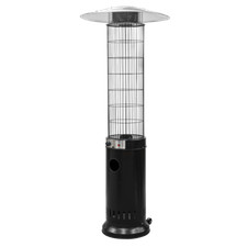 Patio Heater - Propane Gas - 13KW - Outdoor/Garden - Black - Dellonda
