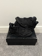 Nike Air Jordan 4 Black Cat UK 7.5