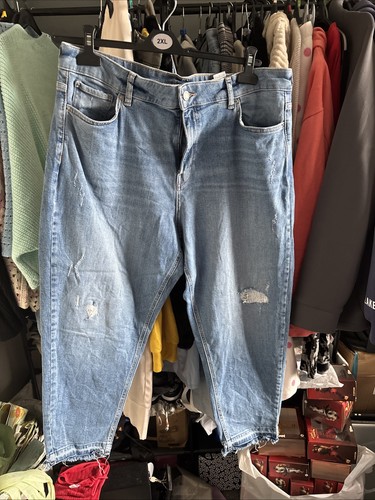 Women blue mom jeans s - mom, m&s