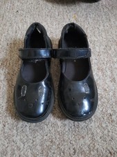 M&S Girls Black School Shoes