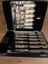 Vintage FISH KNIVES & FORKS