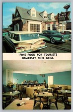 Postcard Somerset PA Pennsylvania Schweinbergs Somerset Pine Grill