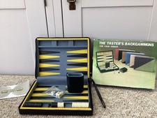 Vintage Backgammon Set In Faux
