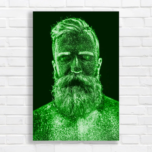 Mystical purple glitter green - glitter,