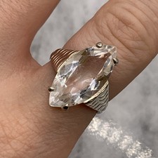 White Spinel Marquise