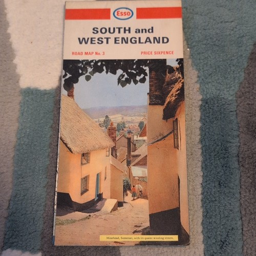 Esso road map south - road,