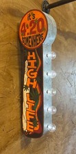 HIGH LIFE IT'S 4:20 SOMEWHERE Vintage LED Double-Sided Marquee Sign NEW